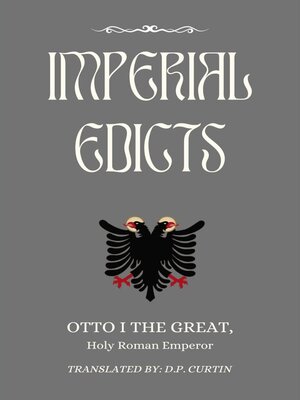 cover image of Imperial Edicts
